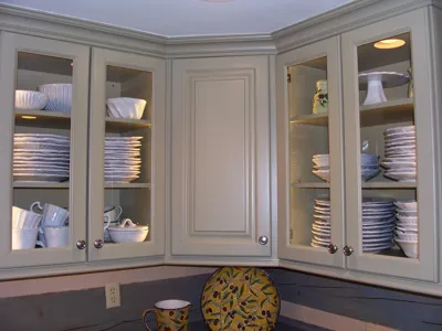Glass cabinet doors